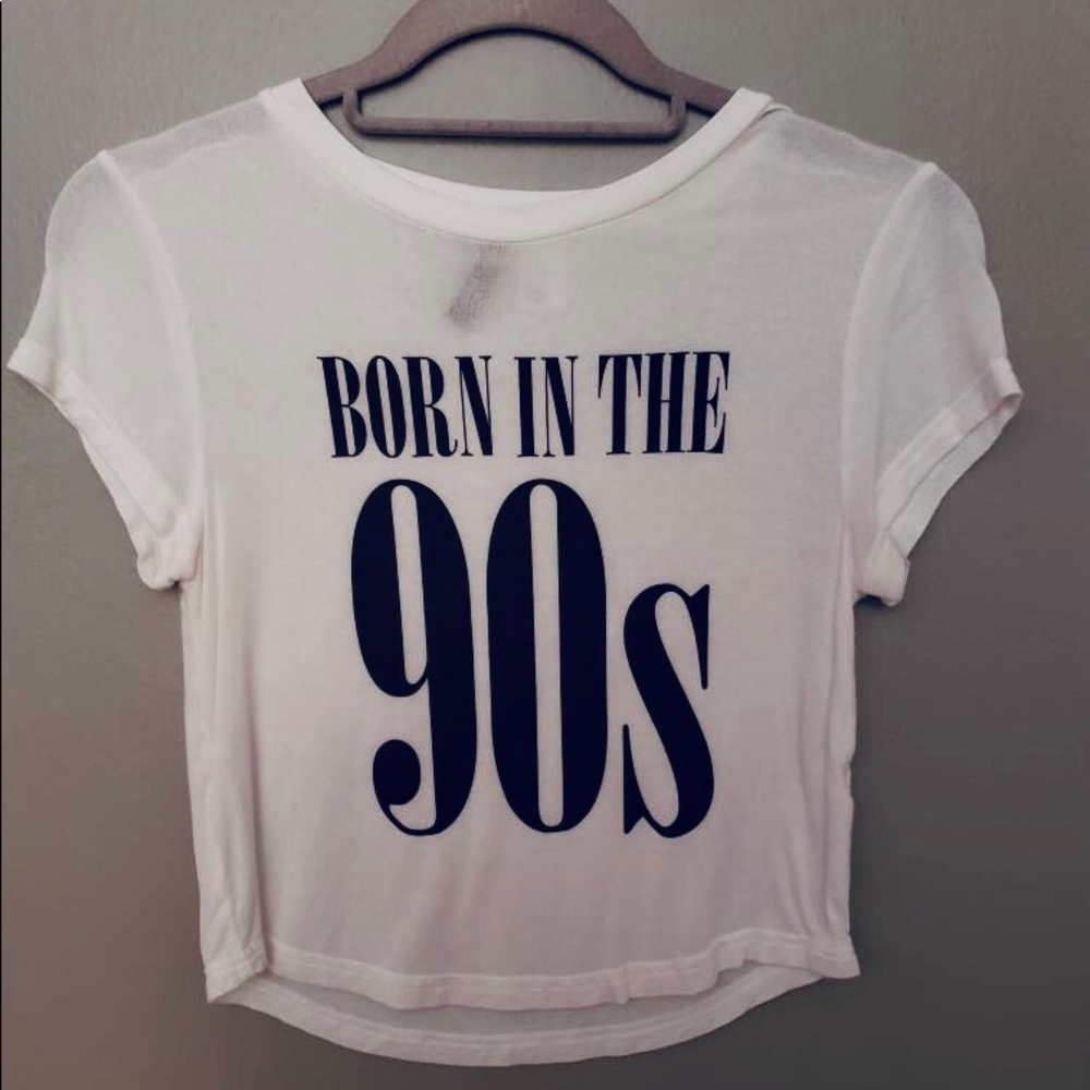 H&M “Born in The 90s” Crop Top
